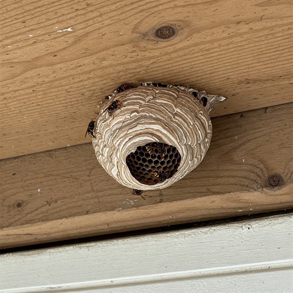 nid de guêpes que faire ?